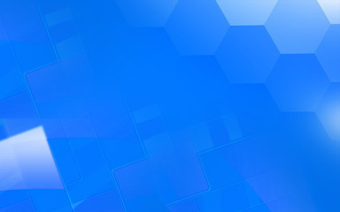 Beautiful Blue Square abstract background for presentation. Eco fresh summer background