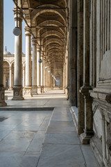 Passages surrounding the court of Muhammad Ali Pasha Mosque, Citadel of Cairo, Egypt