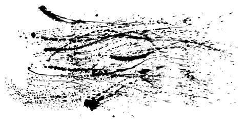 splash. brush stroke illustrations. ink art.