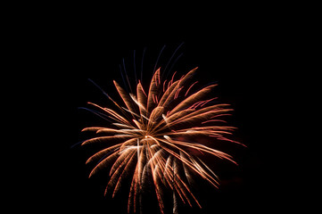 Obraz premium Silvester Feuerwerk zum Jahreswechsel