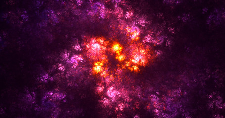 Fractal 3D rendering abstract light background