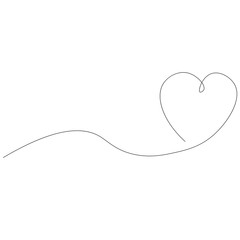 Valentine's day heart background, vector illustration