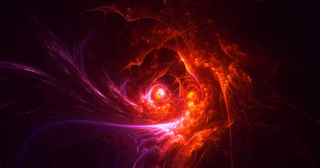 Fraktale 3D-Rendering abstrakter heller Hintergrund © BetiBup33