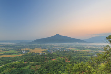 Fototapeta na wymiar landscape for relaxing in Phu Luang, Loei Province thailand