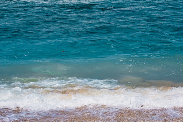 waves on the beach