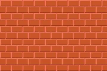 red brick tile wallpaper background vector