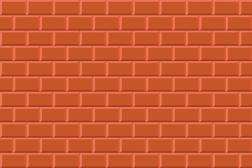 red brick tile wallpaper background vector
