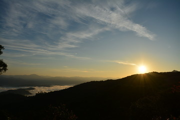  Mountain Sun Sky