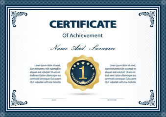Certificate vintage