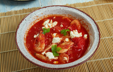  Feta Shrimp Skillet