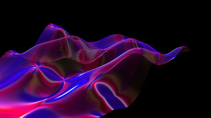 Obraz premium Luxury glitter background. 3d illustration, 3d rendering.