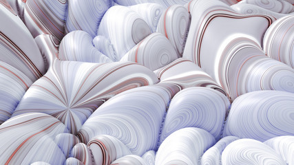 Obraz premium Soft, nice abstract background in bright colors. 3d illustration, 3d rendering.