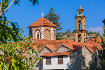 Fototapeta na wymiar Machairas Monastery in Cyprus