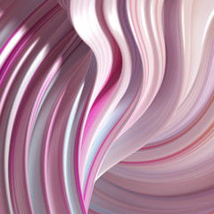 Elegant colored background with lines. 3d illustration, 3d rendering.