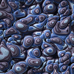 Soft, nice abstract background in bright colors. 3d illustration, 3d rendering.