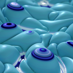 Obraz premium Soft, nice abstract background in bright colors. 3d illustration, 3d rendering.