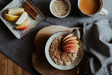 Porridge for Breakfast - Moody Food Photo