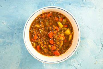 Vegetarian Lentil Carrot Soup