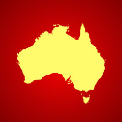 map of Australia