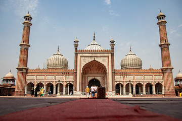 Fototapeta na wymiar Mosque in Delhi, India