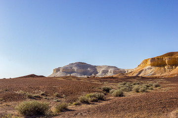 Fototapeta na wymiar The Breakaways rock formation near Coober Pedy, South Australia