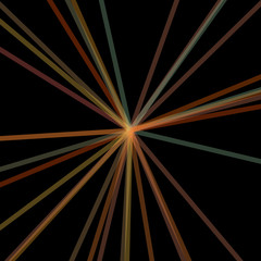 Obraz premium Kolorowe linie losowej dystrybucji ilustracja tło obliczeniowe sztuki generatywnej