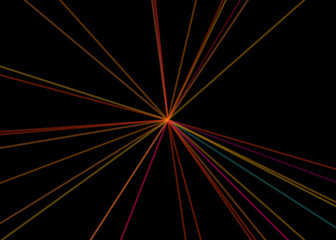 Obraz premium Colorful Lines Random Distribution Computational Generative Art background illustration