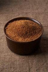 bowl with coconut sugar
