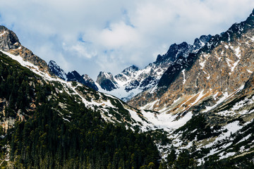 alps in winter