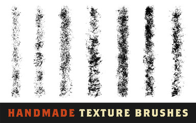 Fototapeta Handmade Texture Brush Vector Set obraz