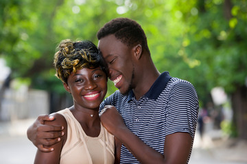 Obraz premium close up of young happy couple.
