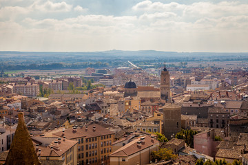 Vista panorámica de Huesca