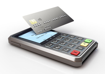 Card Machine And Tap To Pay © alswart