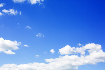 blue sky and cloud
