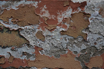 Old cracked painted wall texture