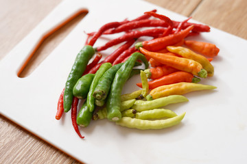 Colorful chili 