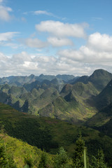 Naklejka premium Dong Van Karst Plateau Geopark