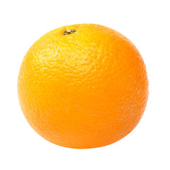 Fresh orange fruit isolated on a white background