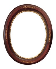Obraz premium Wooden frame for paintings, mirrors or photo isolated on white background