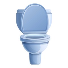 Sanitary toilet icon. Cartoon of sanitary toilet vector icon for web design isolated on white background