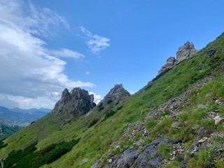 beautiful mountain landscapes climbing trekking walk tourism Zakopane Poland Slovakia Tatry
