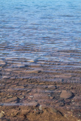 Environment concept: Close up on clean, shallow water, perfect background