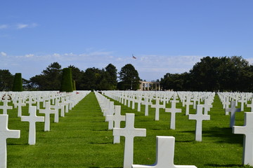 Normandy American cemetery Colleville-sur-Mer France