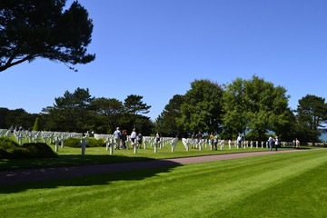 Normandy American cemetery Colleville-sur-Mer France