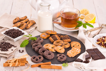 Shortcrust pastry biscuits.