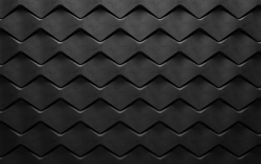 Black background. 3d Rendering-Illustration