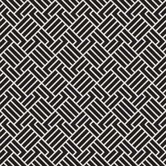 Vector seamless pattern. Geometric striped ornament. Thin rectangle shapes tiling.