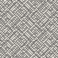 Vector seamless geometric pattern. Irregular tiles grid. Composition from randomly disposed rectangles.