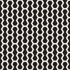 Vector seamless geometric pattern. Simple abstract lines lattice. Repeating elements stylish background