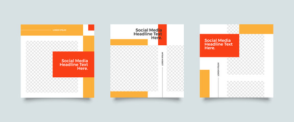 Modern promotion square web banner for social media mobile apps. Elegant sale and discount promo backgrounds for digital marketing	